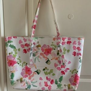 Floral canvas purse